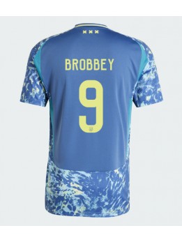 Ajax Brian Brobbey #9 Gostujuci Dres 2024-25 Kratak Rukavima